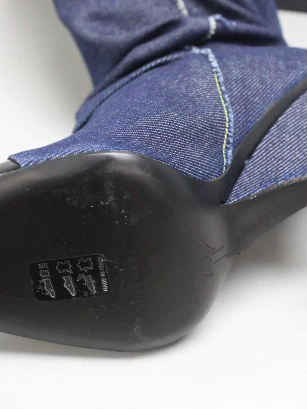Giuseppe Zanotti denim button